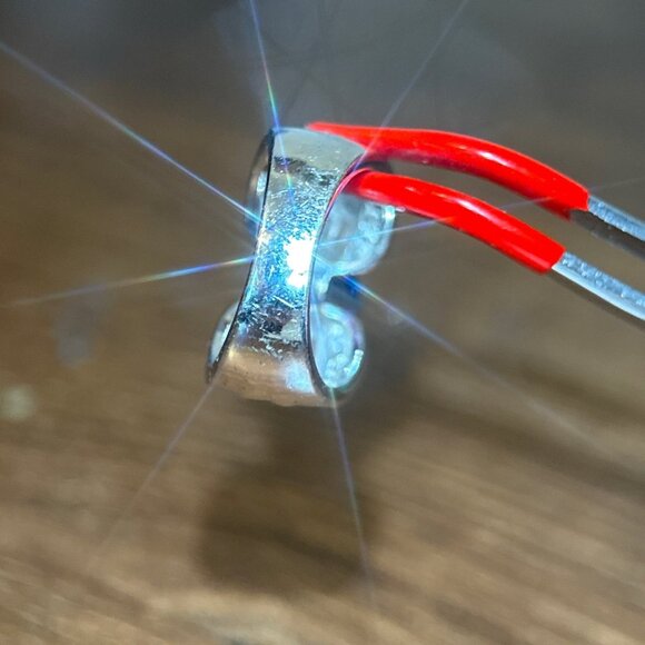 925 Blue/White Cz Ring - Picture 8 of 11